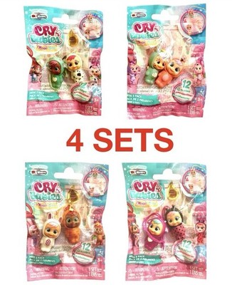 Cry Babies Magic Tears Mini 2 Pack x 4 = 8 Mini Dolls - NEW & SEALED
