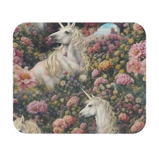 Copy of Cottagecore Unicorn Mouse Pad, Magical Garden Desk Mat, Cute Stationary