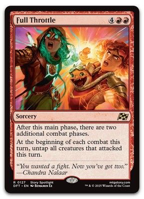Full Throttle #127 (NM) Aetherdrift DFT Magic MTG