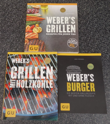 3 x Weber's Konvolut - Jamie Purviance - Gräfe Unzer - Grillen und Burger