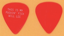 David Letterman Uncle Will Lee Vintage Tour Guitar Pick - Late Night Show