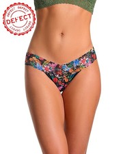 NWD HANKY PANKY Printed Signature Lace Low Rise Thong COLOR HYPNOTIC ONE SIZE