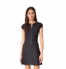 Tory Burch Mackenzie Black Dress With Zipper New Without Tags Size Xs
