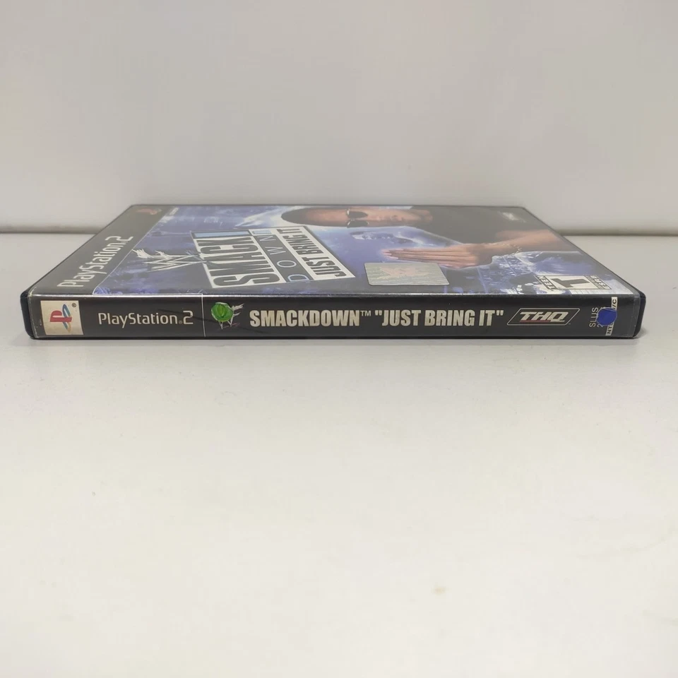 WWE SmackDown Just Bring It (PlayStation 2, 2002) PS2 No Manual Tested Working - Image 3 of 4