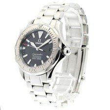 OMEGA SEAMASTER 300 2236.50 36mm SS/WG Black Dial Automatic Date #C1868
