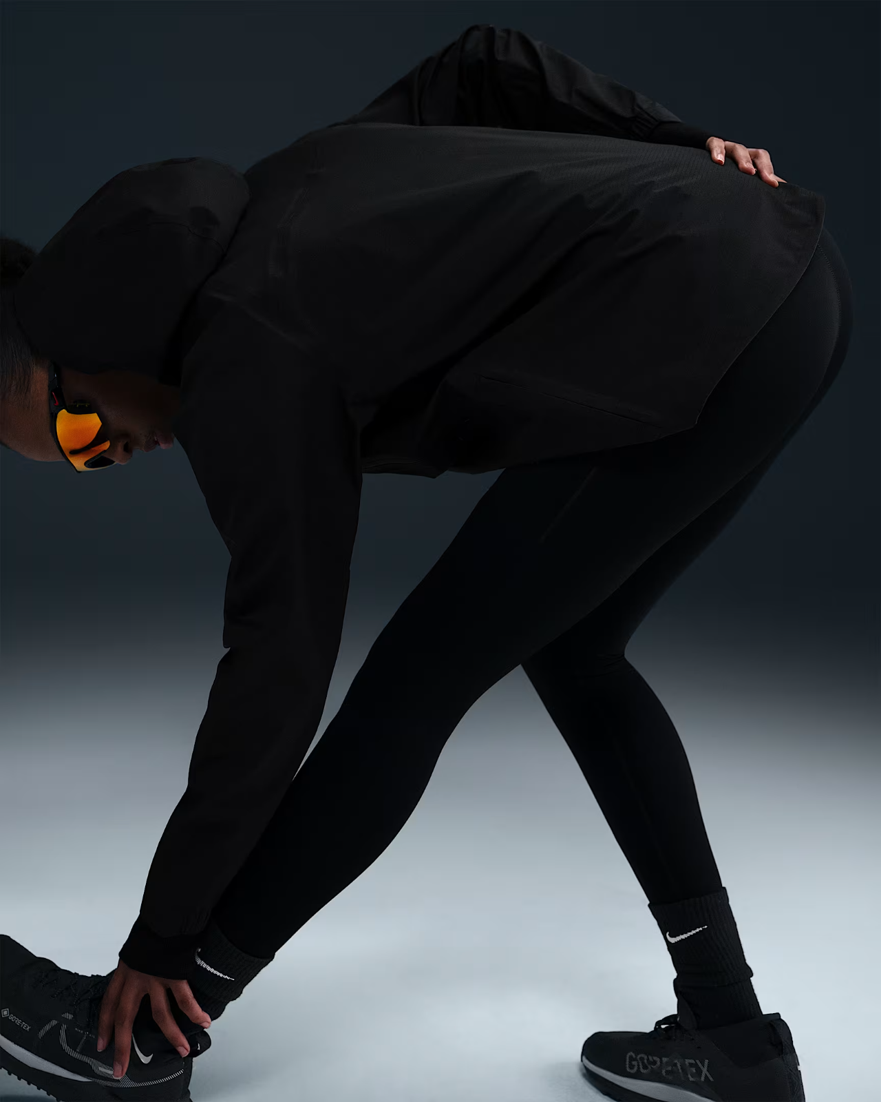 SACAI X NIKE Nike Trail Giacca da Corsa Donna Storm FIT ADV Nero Nylon FV6406 010