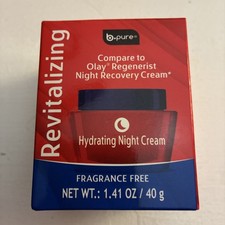 b- pure Revitalizing Hydrating Night Cream 1.36oz NEW 