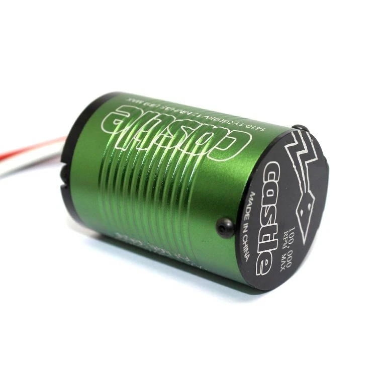 Castle 1410-1Y 3800KV 4-Pole Brushless Motor 2-3S for 1/10 RC Buggy Truck Car - Image 2 of 4