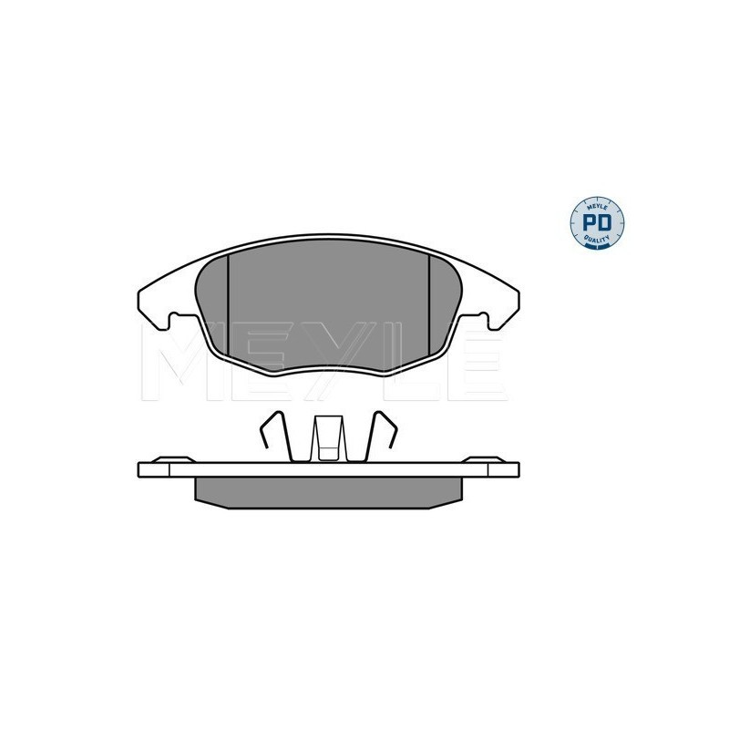 MEYLE 025 245 3818/PD Brake Pads Set Front for Partner Berlingo C4 Picasso Grand