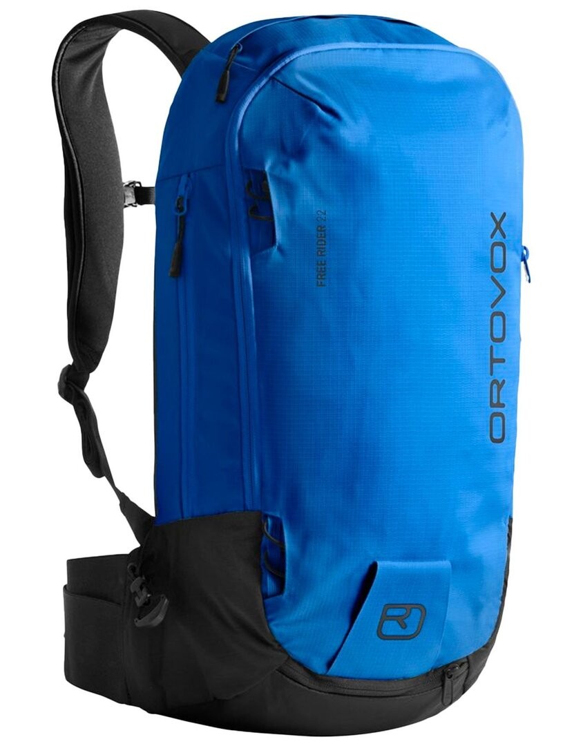 Mochila/paquete ligero de esquí/snowboard ORTOVOX Free Rider 22, nota azul - 22L