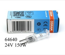 Osram 64640 HLX FCS 24V 150W optics bulbs medical lamp of 150W 24V G6.35 light