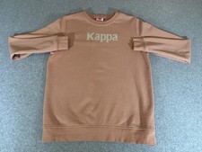Kappa Sweatshirt Mens Medium Pink Crewneck Spellout Omini Casual Streetwear