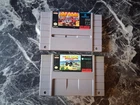 Super Off Road + Off Road The Baja SNES Authentic Tested Contacts Cleaned