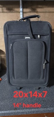 Black Soft Sided Suitcase