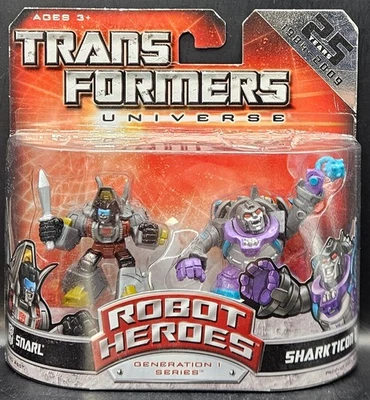 Transformers Robot Heroes Universe 2.0 G1 Snarl & Sharkticon Neu - Bild 1 von 4