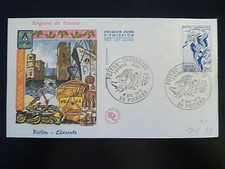 FRANCE PREMIER JOUR FDC YVERT 1851  POITOU-CHARENTES   1,90F  POITIERS   1975