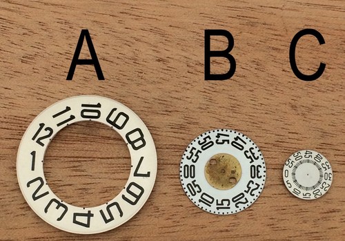 NOS New AS 1863 H.3 2557 Date Indicator Disc Calendar