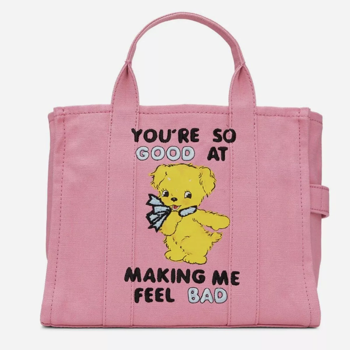 MARC JACOBS X MAGDA ARCHER Collaboration The Tote Bag Small Traveler Pink RARE