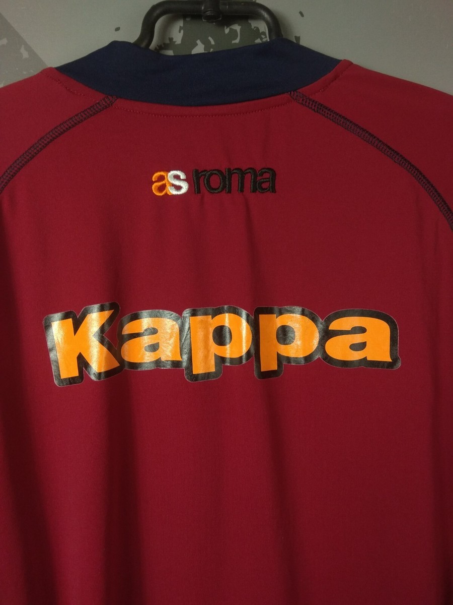 AS Roma Vintage Training Jersey Football Soccer Shirt Kappa Men