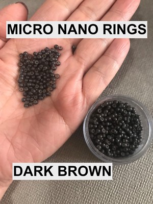 Copper Micro Rings 1000 PCS COPPER SILICONE LINED MICRO NANO RINGS FOR I TIP EXTENSIONS DK ...