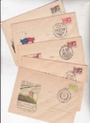 Russia / USSR 1967-1970  lot of 5 FDC cover - Anniversaries