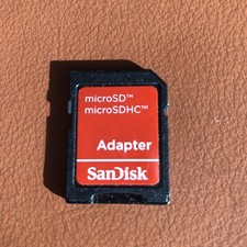 SanDisk Micro SD / TransFlas Adapter - Micro SD to SD Card Adapter - Black