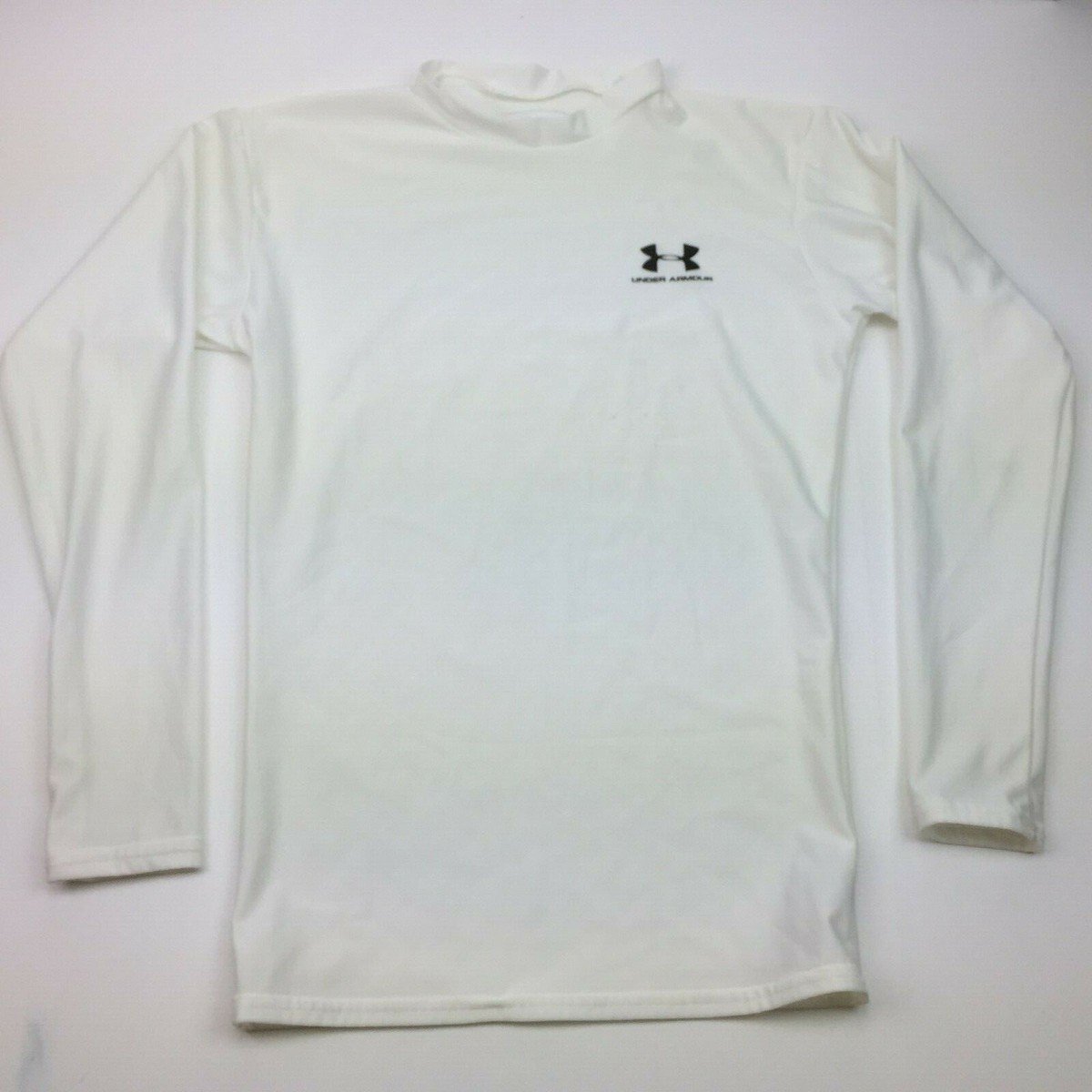 Under Armour Youth Activewear White Shirt Sports Top Workout Exercise