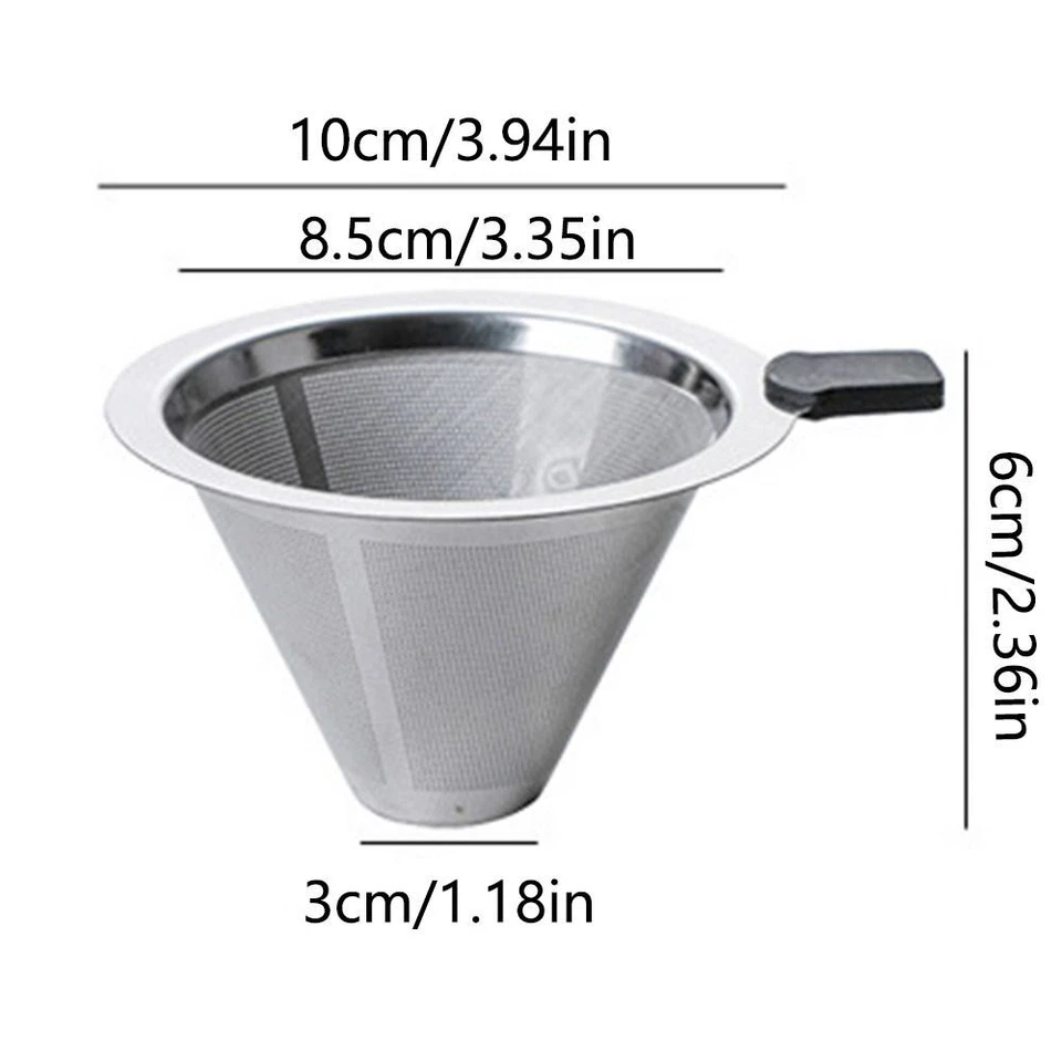 200/400ml Pour Over Coffee Maker With Stainless Steel Filter Chemex Household AU - image 2 of 4
