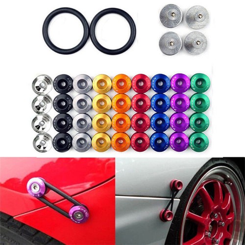 Quick Release Car Bumpers Trunk Fender Hatch Lids Kit Surrounding Reinforced
