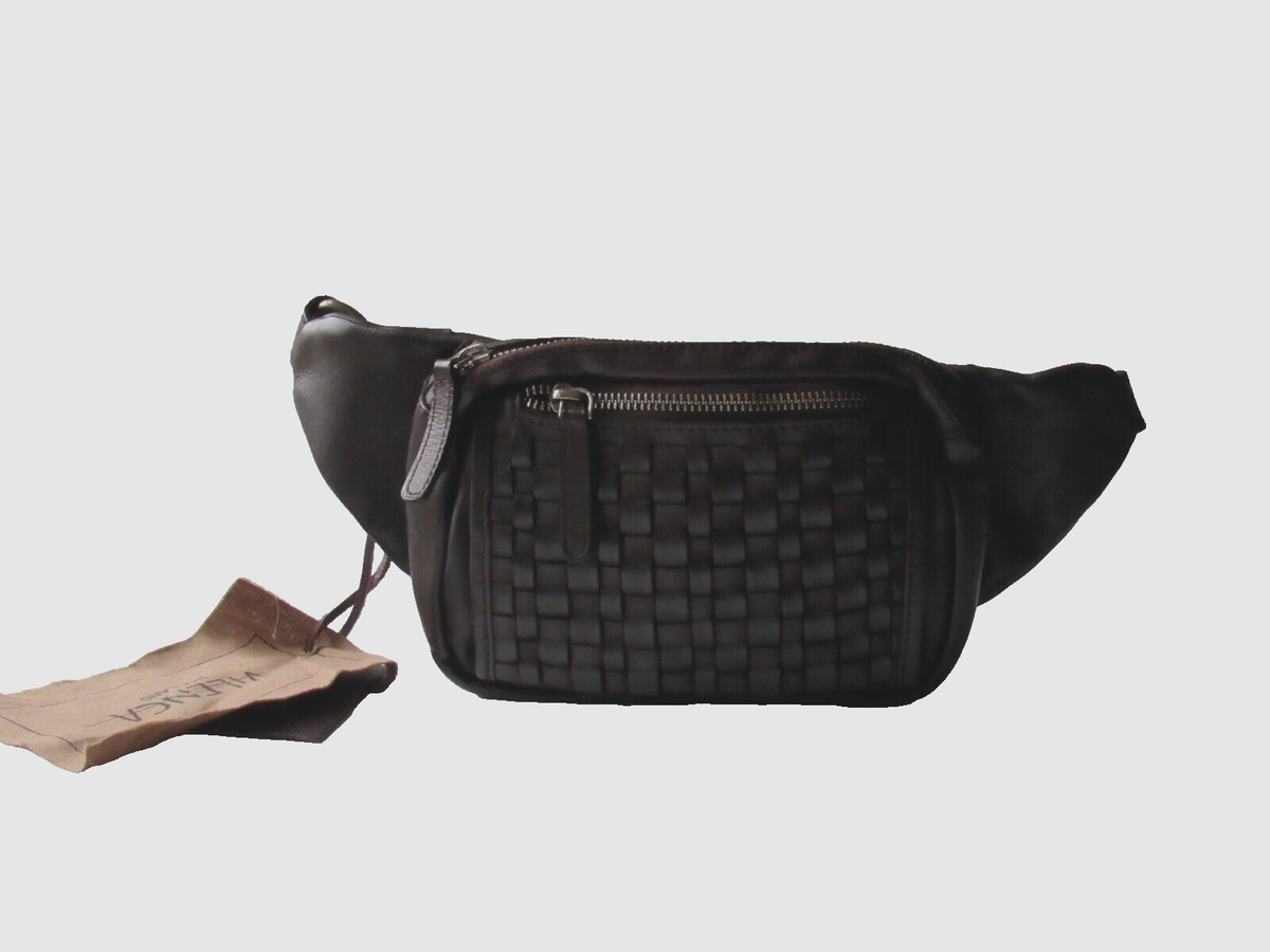 Vilenca Holland Wide Braided Leather Woven Belt Size L The all time favourite belt bag with the Vilenca Holland  main image 3