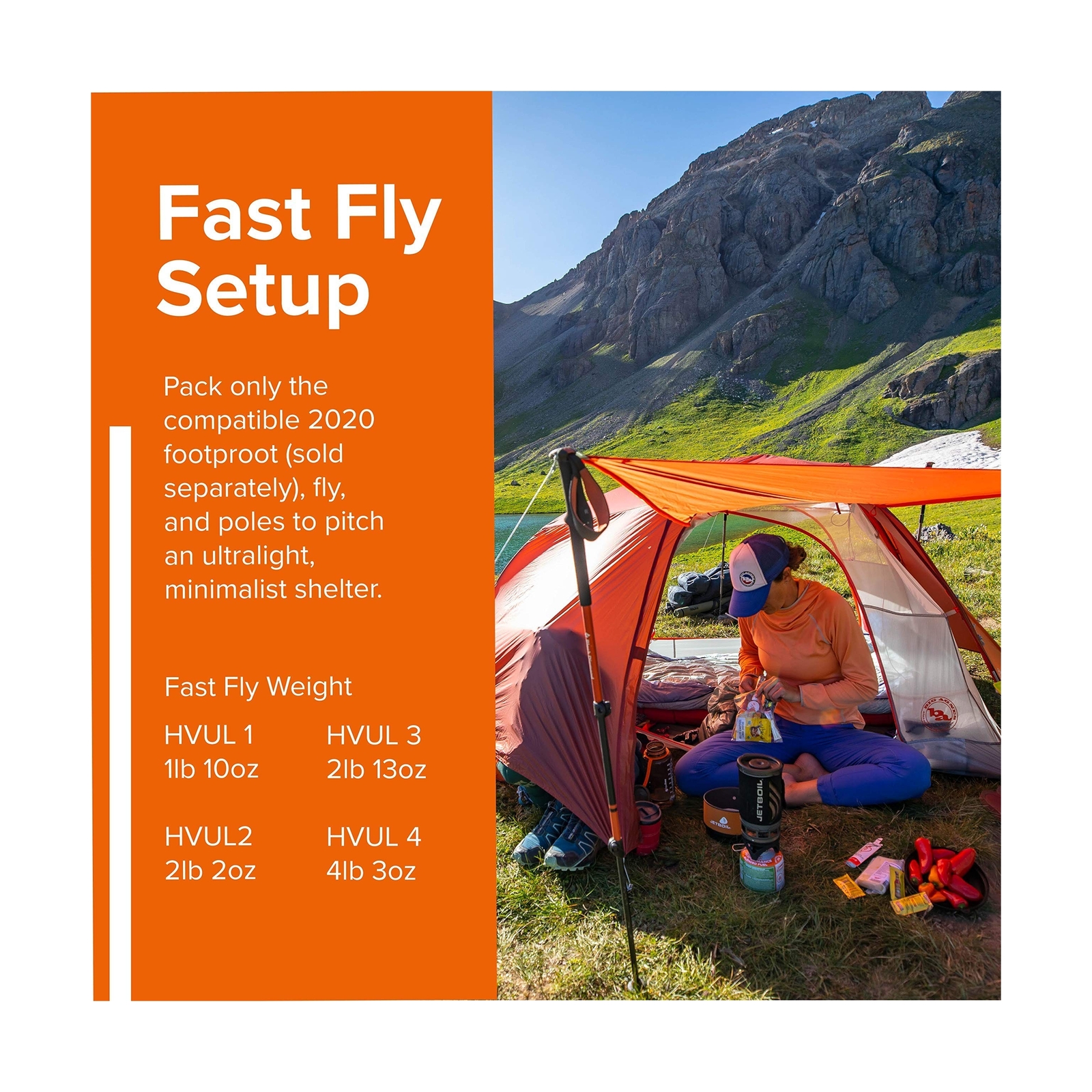 Big Agnes Copper Spur HV UL UltralightBackpacking Tent 3 Person