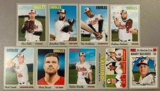 BALTIMORE ORIOLES 2019 Topps Heritage BASE TEAM SET Cedric Mullins Paul Fry RC