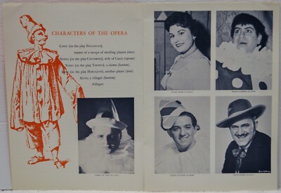 Pagliacci - Ruggiero - Leon Cavallo 1958 Vinyl LP MO-811