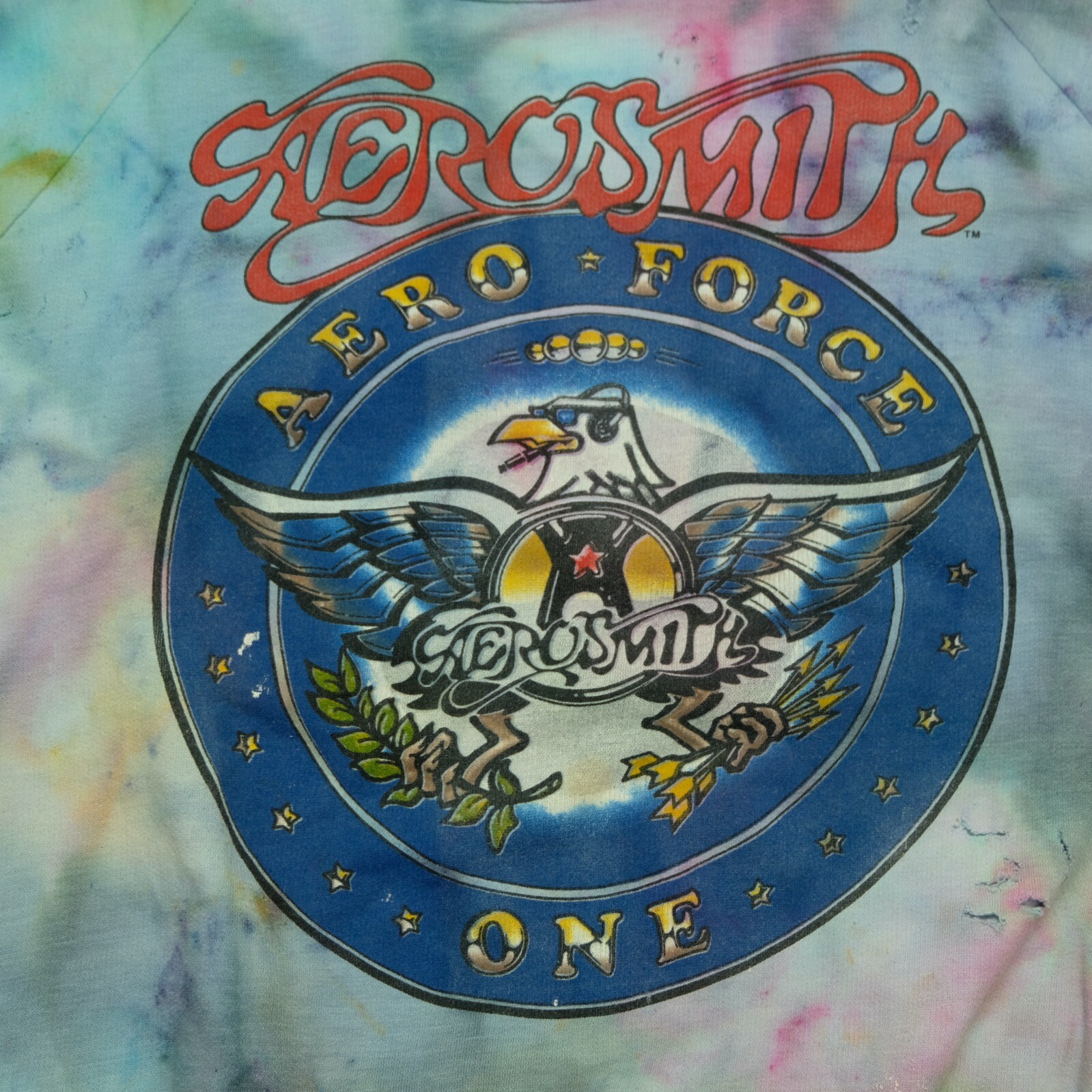 Rare VTG Aerosmith Aero Force One Permanent Vacation … - Gem 