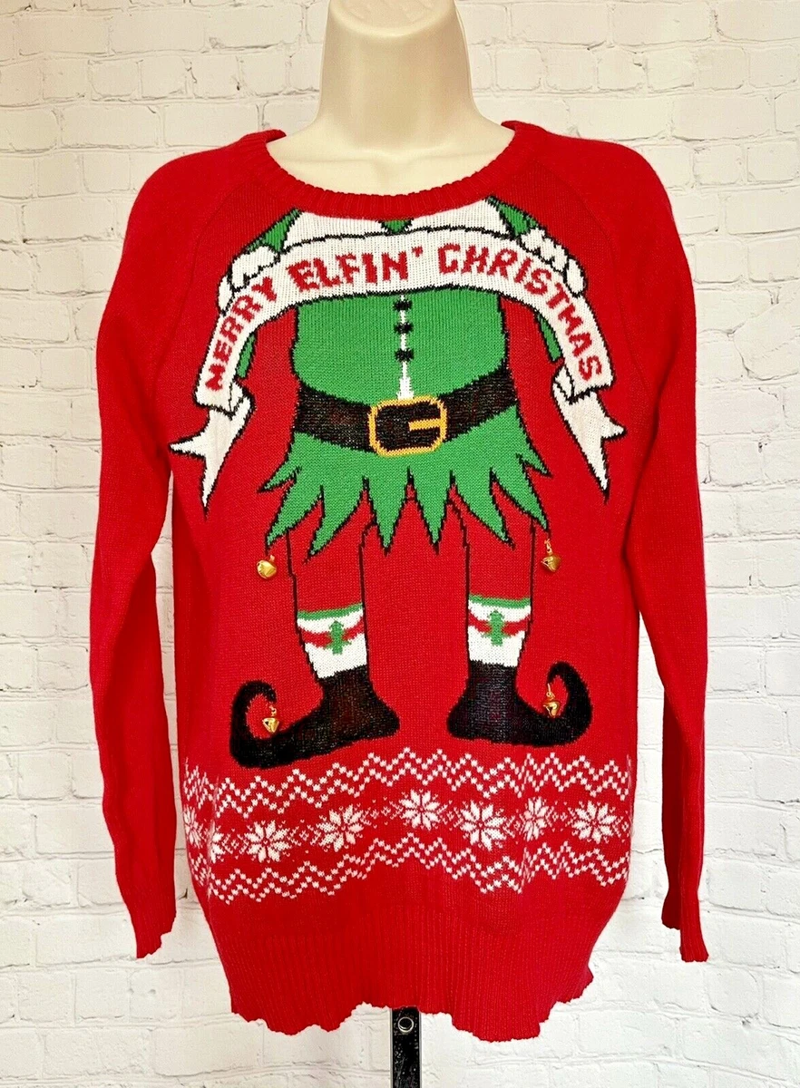 Merry elfin christmas clearance sweater