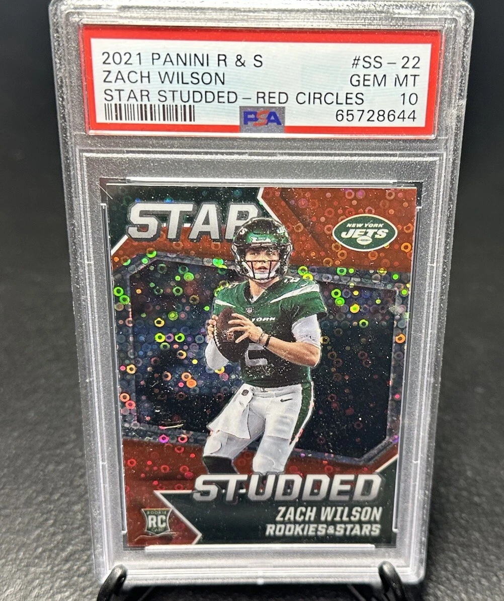 Zach Wilson Panini Rookies & Stars Star Studded #SS22 Red Circles