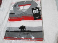 Red Rhino Men's Polo Shirt Striped Cotton Blend Size 3XL