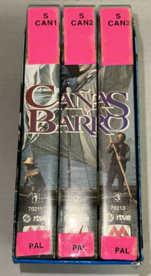 Canas y Barro Classic Spanish TV Show Series Complete 3 VHS Tape Set PAL RTVE