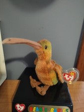 Beak Ty Retired Beanie Baby Kiwi bird