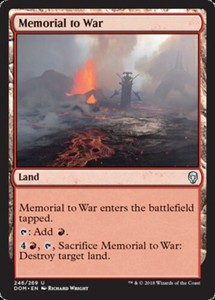 Memorial to War x4 - Dominaria - NM-Mint, English - Dominaria