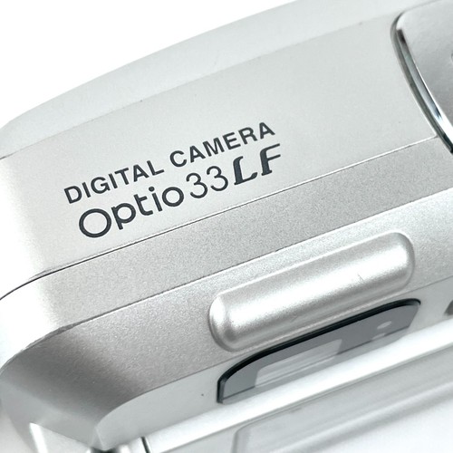 Pentax Optio 33LF 3.2 MP Digital Selfie Swivel Camera Silver AA w/ Memory Card - Picture 6 of 17