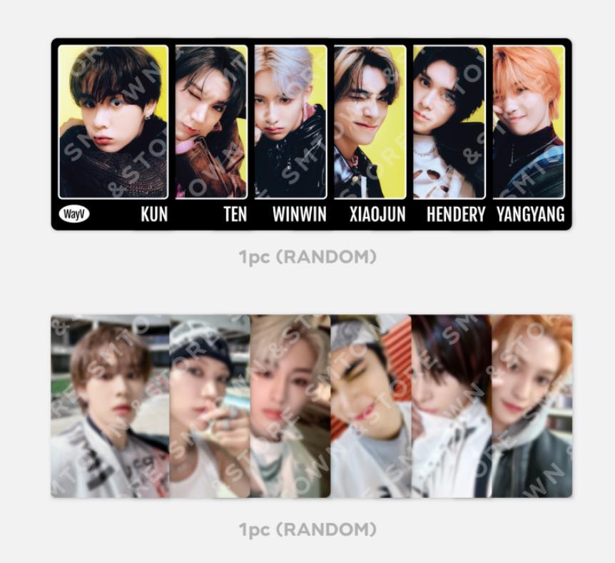WayV On My Youth SMTOWN OFFICIAL MD GOODS PHOTOCARD RANDOM WayV On My Youth SMTOWN OFFICIAL MD GOODS PHOTOCARD RANDOM