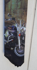 CRAVATTA UOMO CLASSIC HARLEY DAVIDSON ROAD KING 3,5" W X 56" L POLIESTERE&MADE IN USA