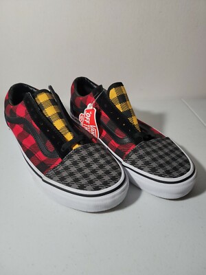 Vans Old Skool Buffalo Mix Plaid Athletic Sneakers Mens Size US