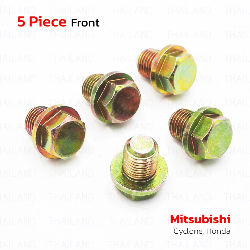 For Mitsubishi L200 Mighty Max 1986 - 96 14mm Engine Oil Drain Plug Nuts - Image 2 of 4