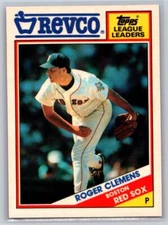 1988 Topps Revco League Leaders - #28 Roger Clemens