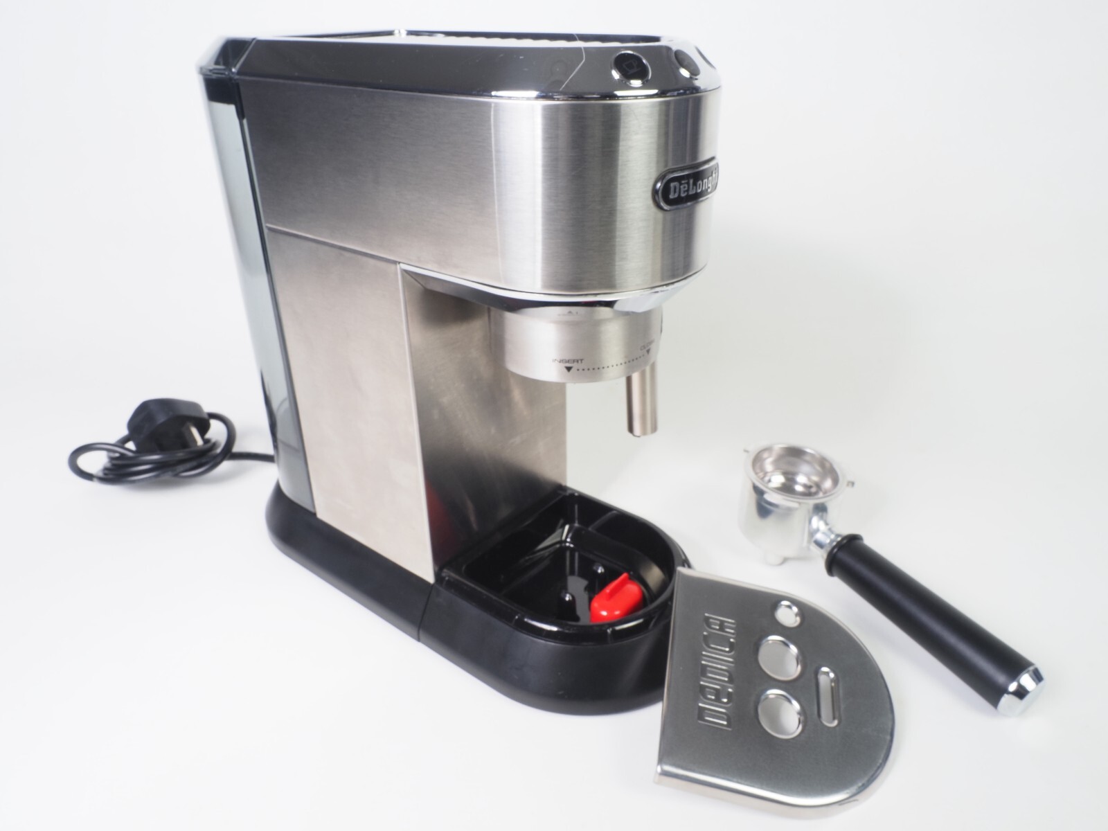 ☕️ DeLonghi EC685M Dedica Pump Espresso Coffee Machine Silver ☕️ eBay