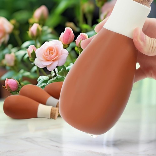 Plant Watering Globes 4 Pack Terracotta Pots Self Watering Pots Slow Release O - Picture 4 of 9