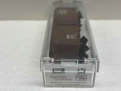 N Scale Micro Trains MTL Special Run 03-43 Platteville & Calamine Box Car - Picture 3 of 4