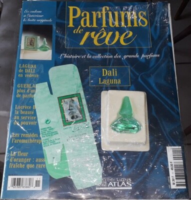 LAGUNA DE DALI HEFTCHEN + MINIATUR PARFUM 5 ML + BOX / TRAUMDUFT ATLAS